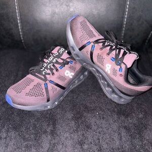 On Running Women's Athletic Shoes - Black and Blue